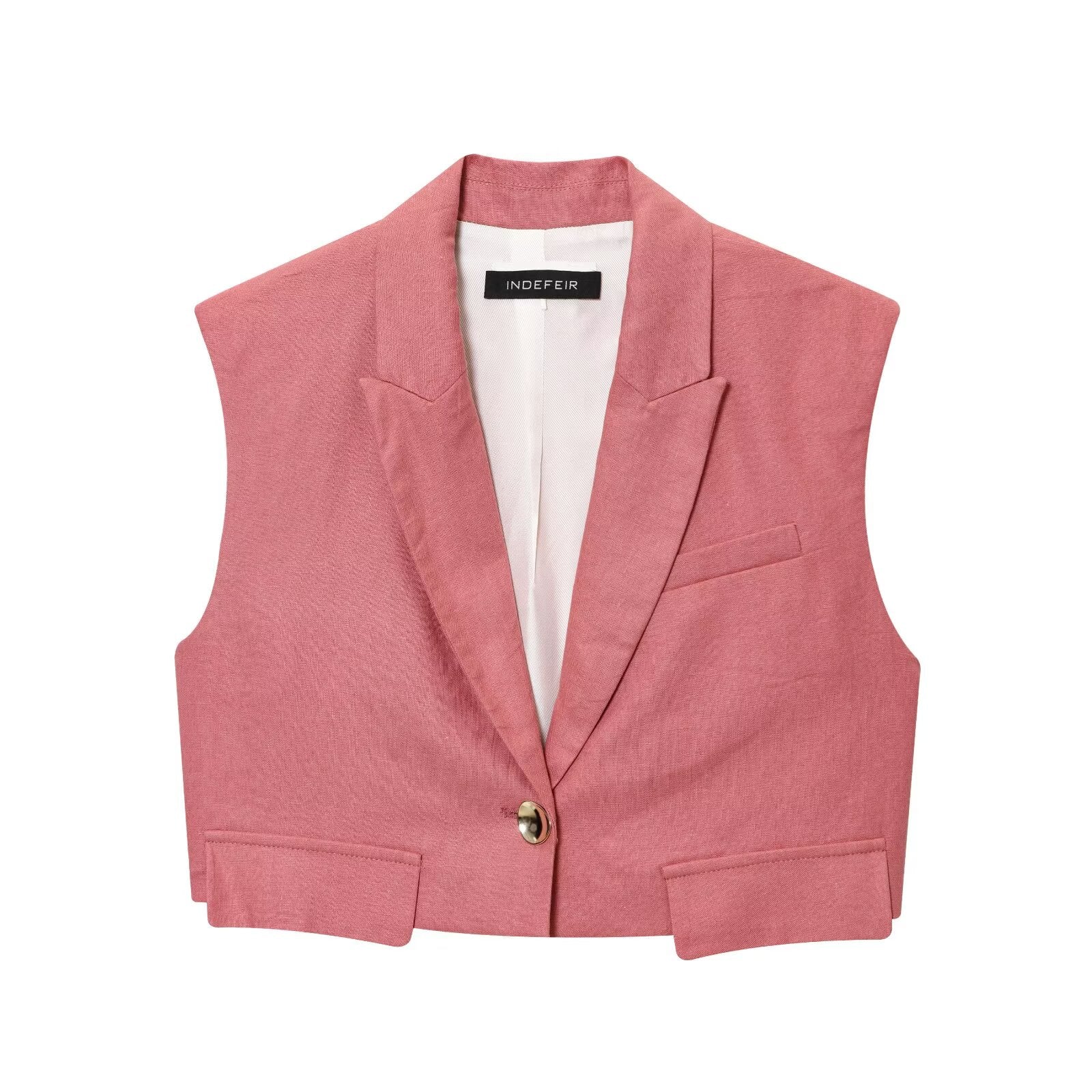 Tailored Cropped Vest & Culotte Set