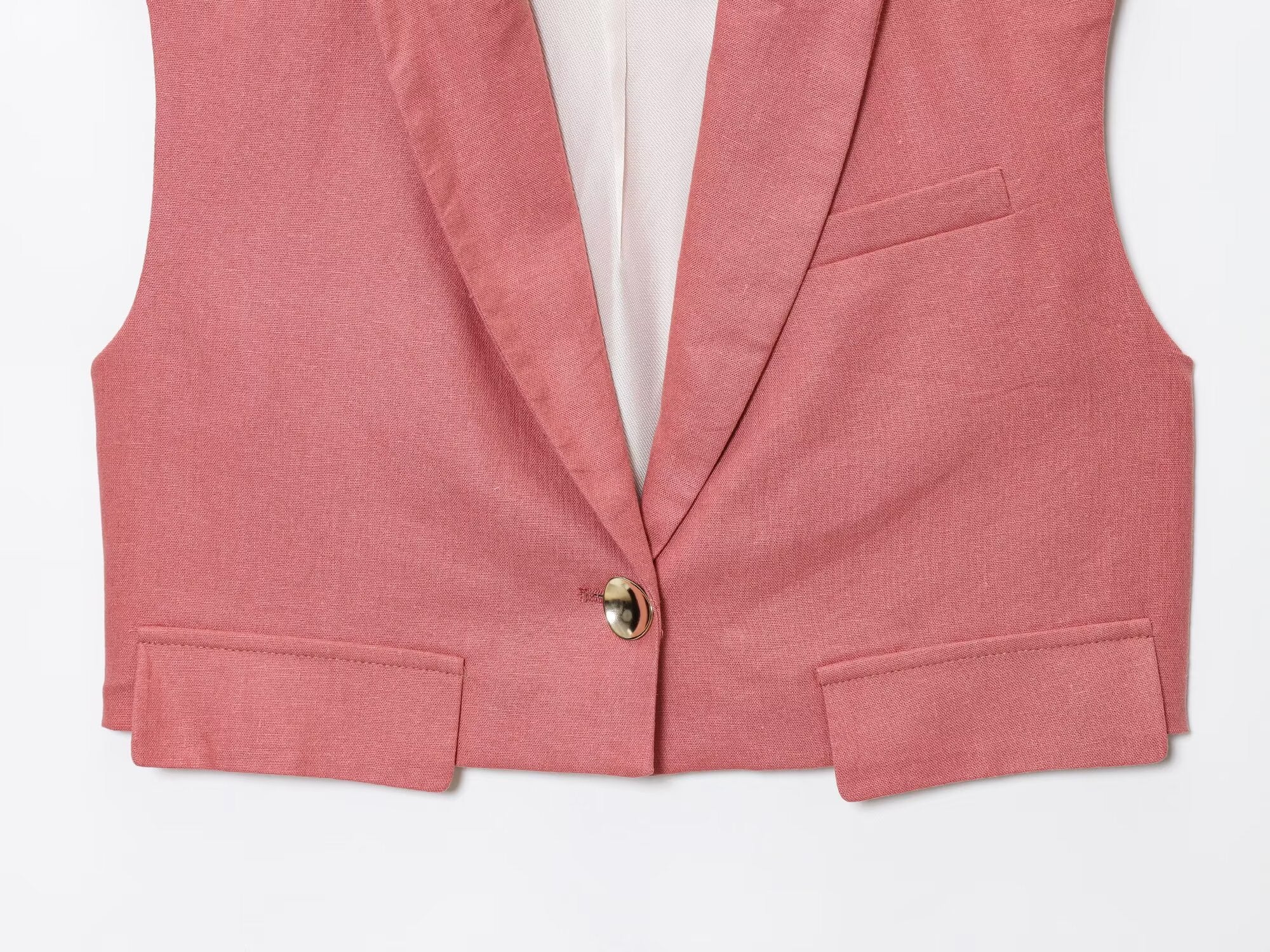 Tailored Cropped Vest & Culotte Set