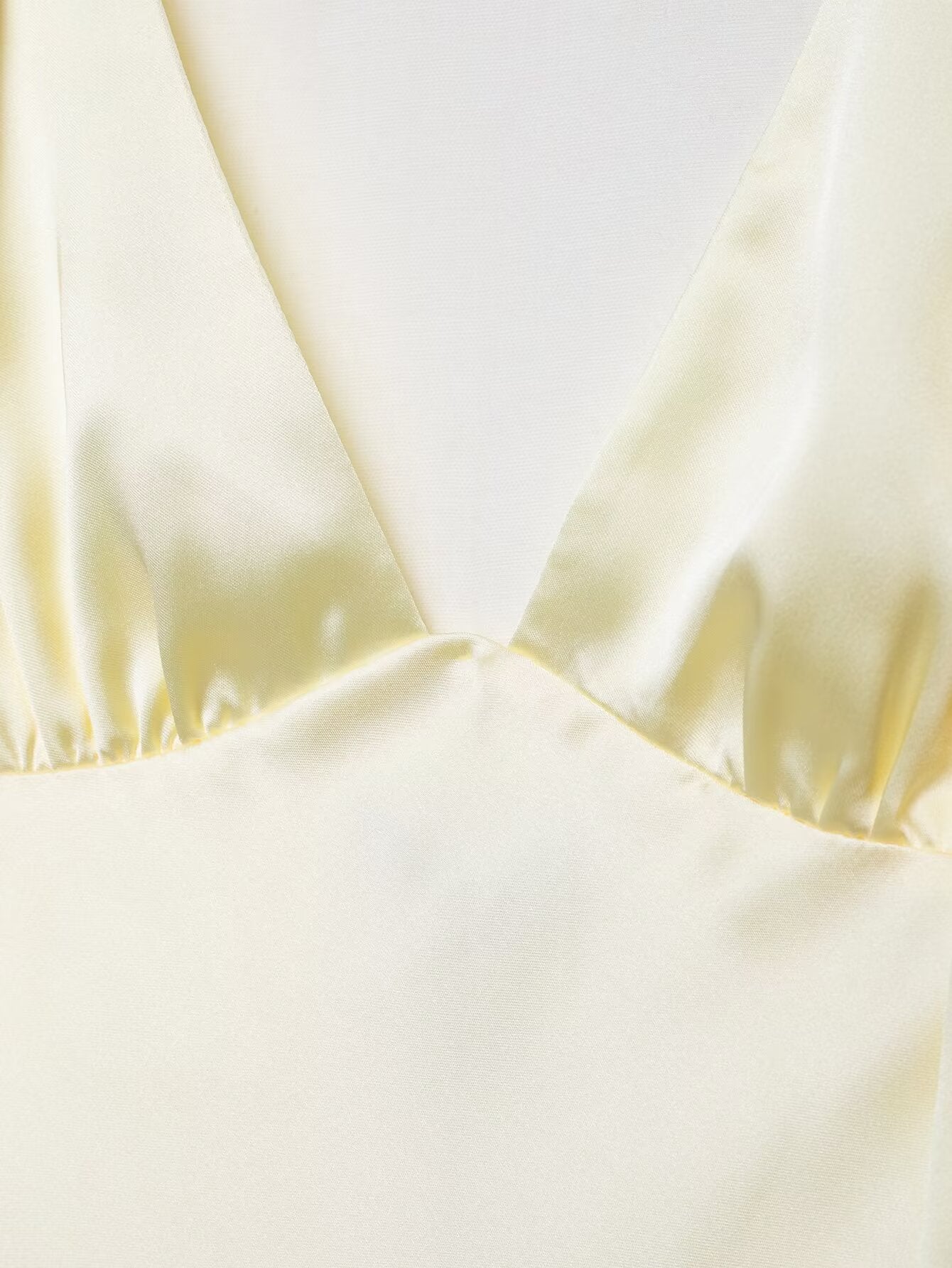 Satin Bow Tie Maxi Dress