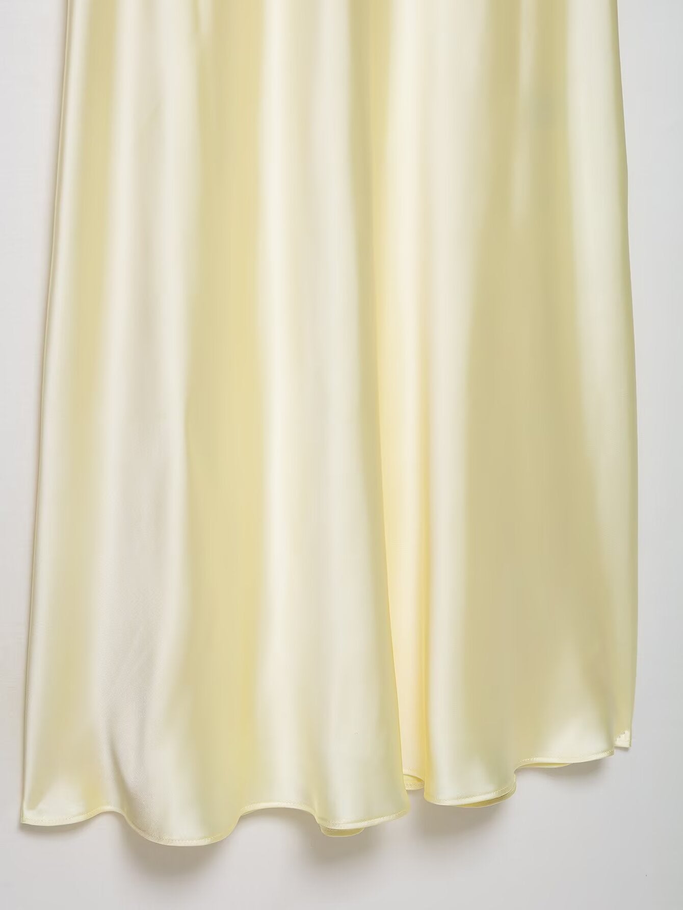 Satin Bow Tie Maxi Dress