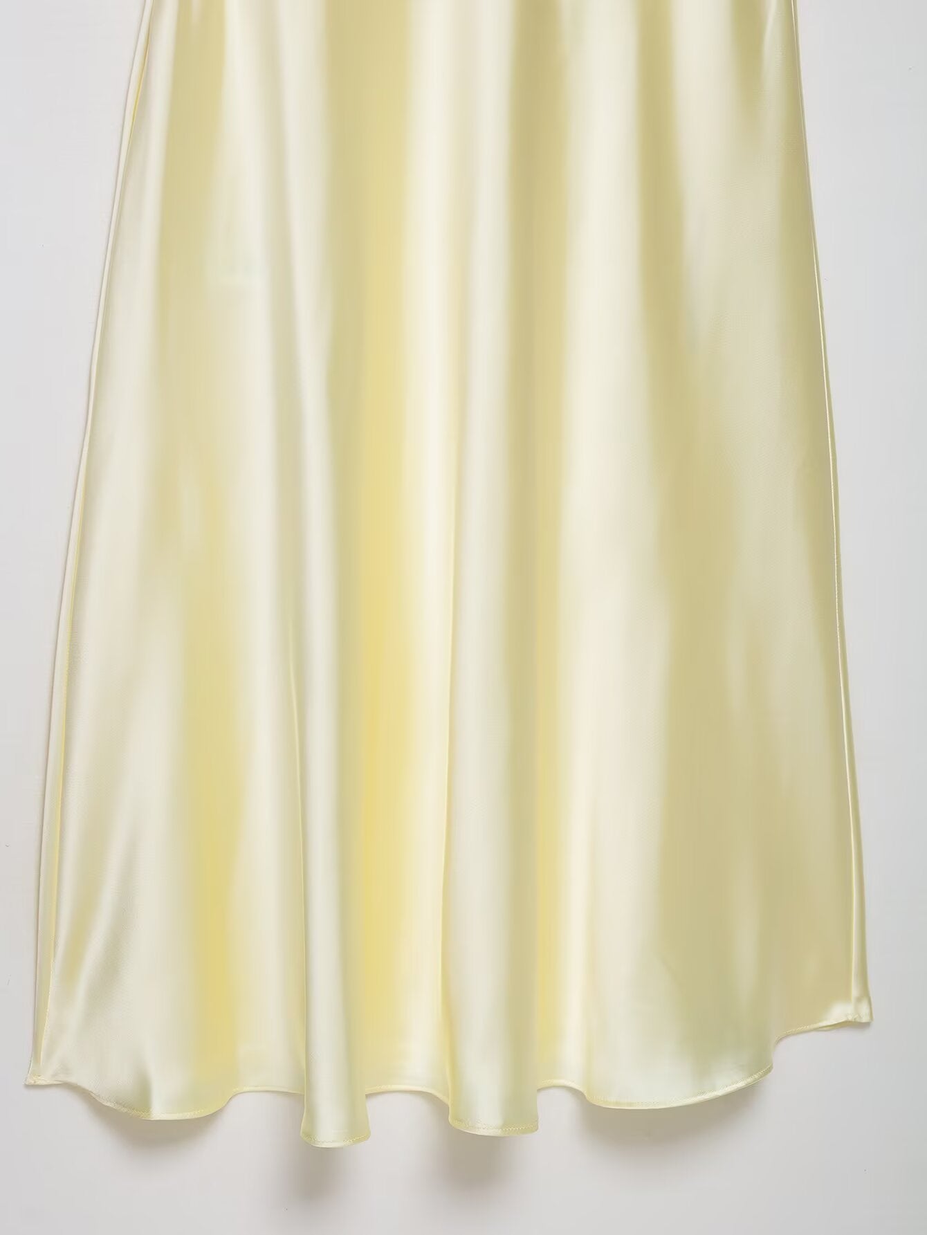 Satin Bow Tie Maxi Dress