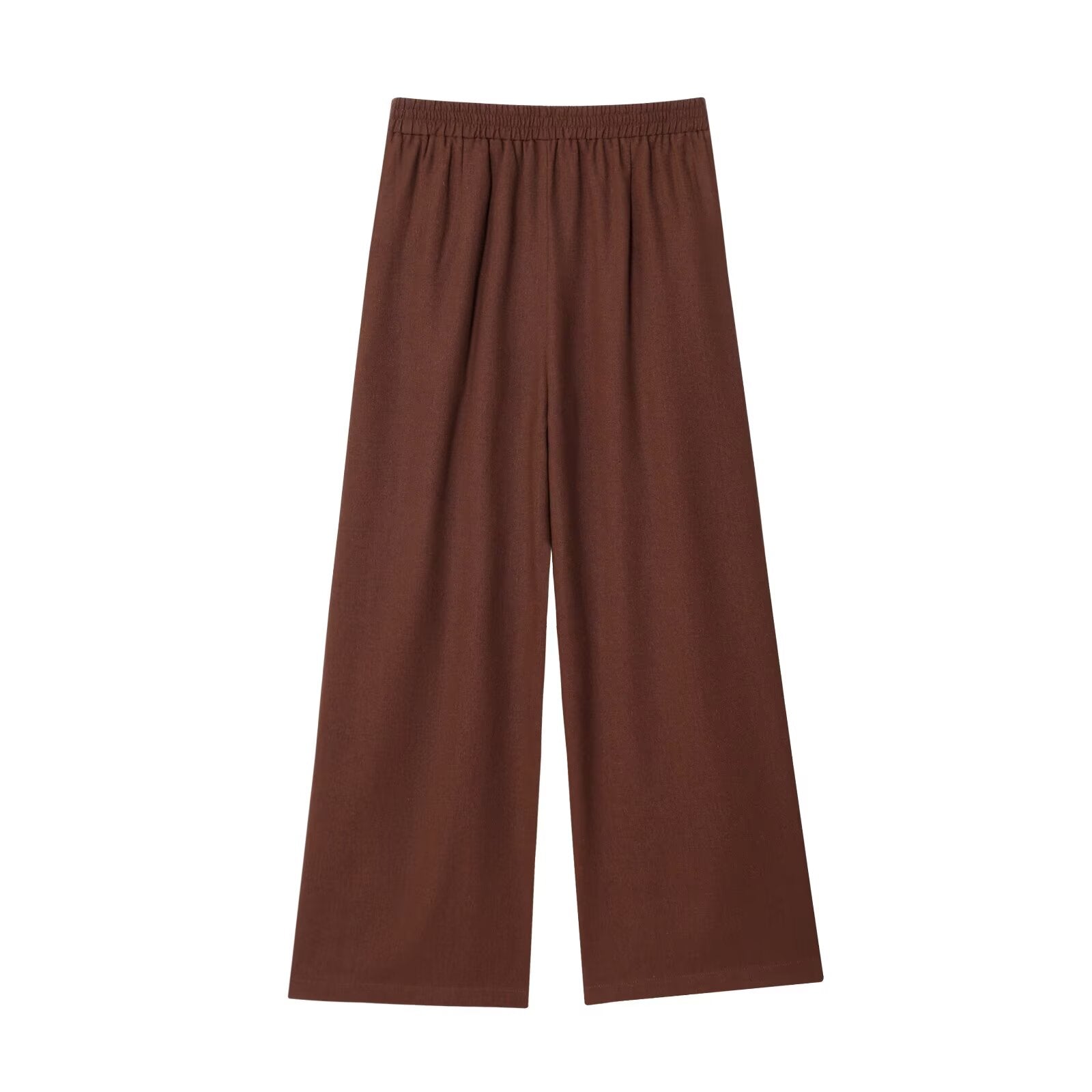 Dark Brown Wide Leg Pants