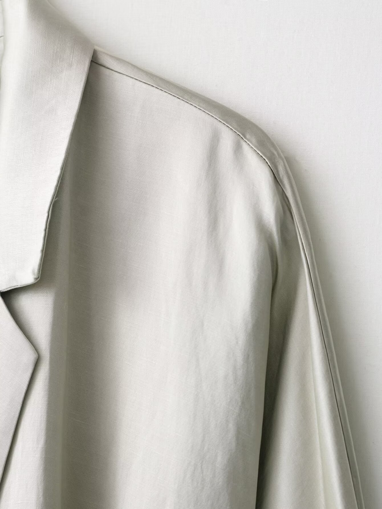 Satin Belted Blazer & Pants Set