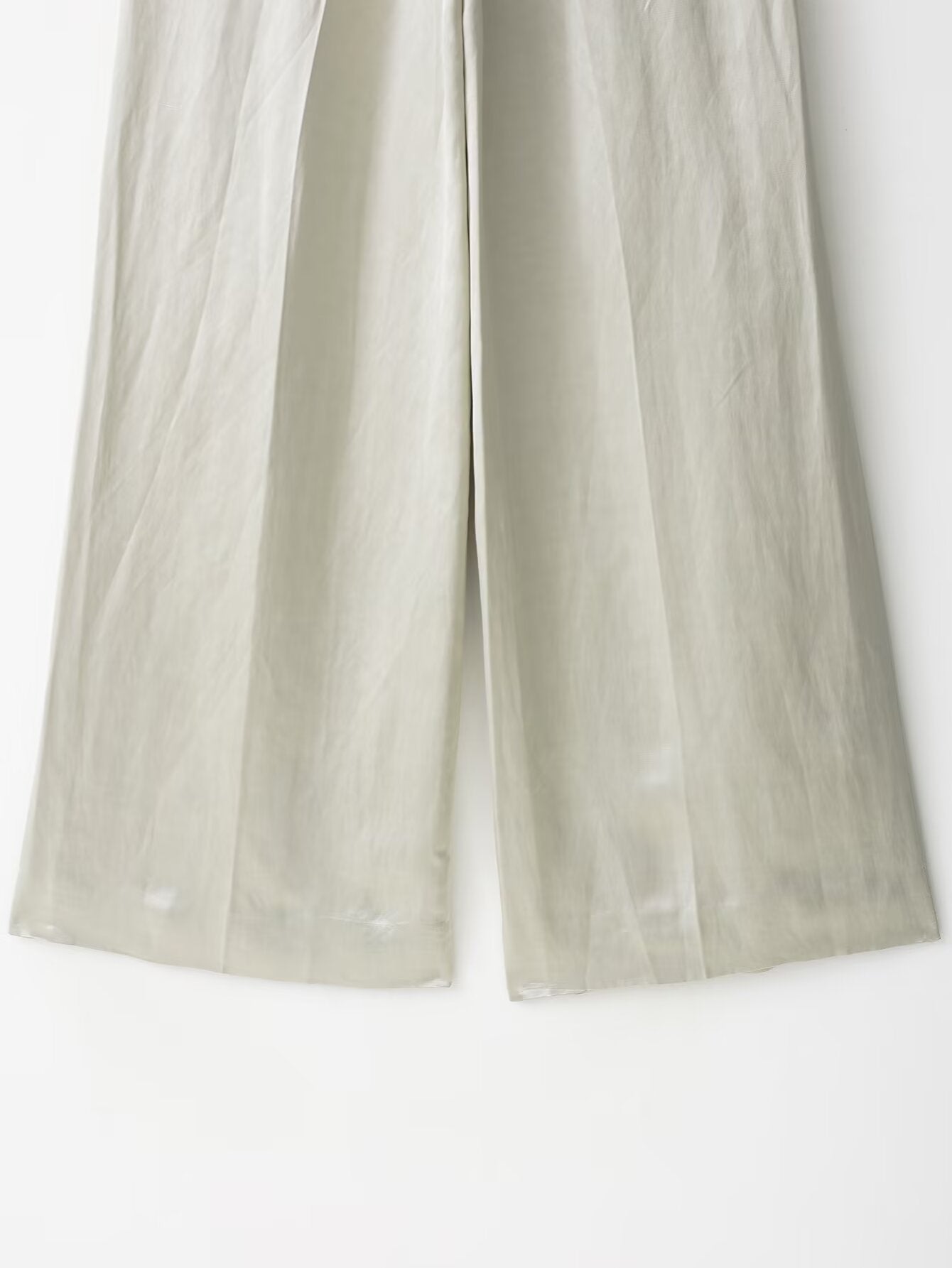 Satin Belted Blazer & Pants Set