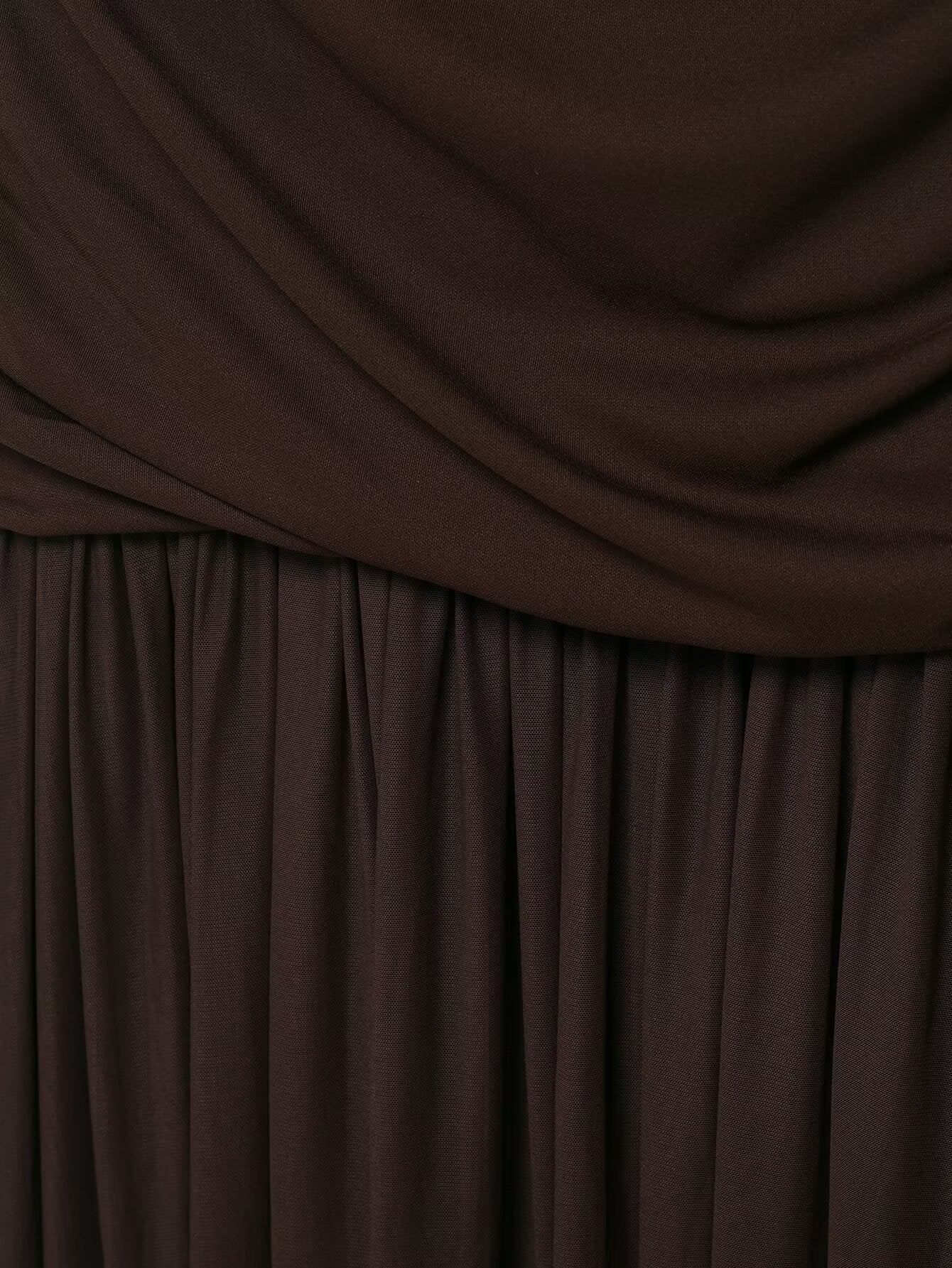 Sheer Ruched Maxi Dress