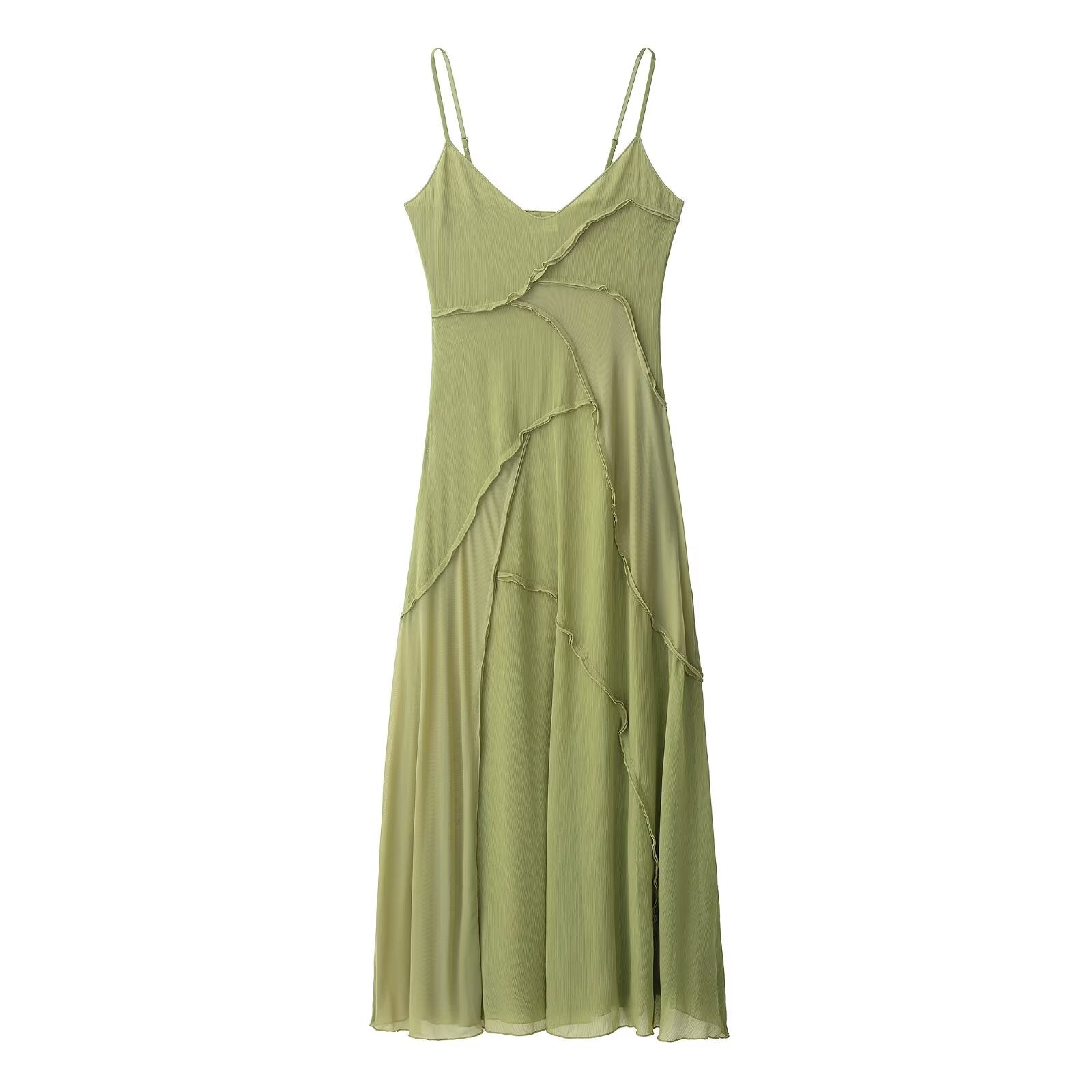 Draped Asymmetric Maxi Dress