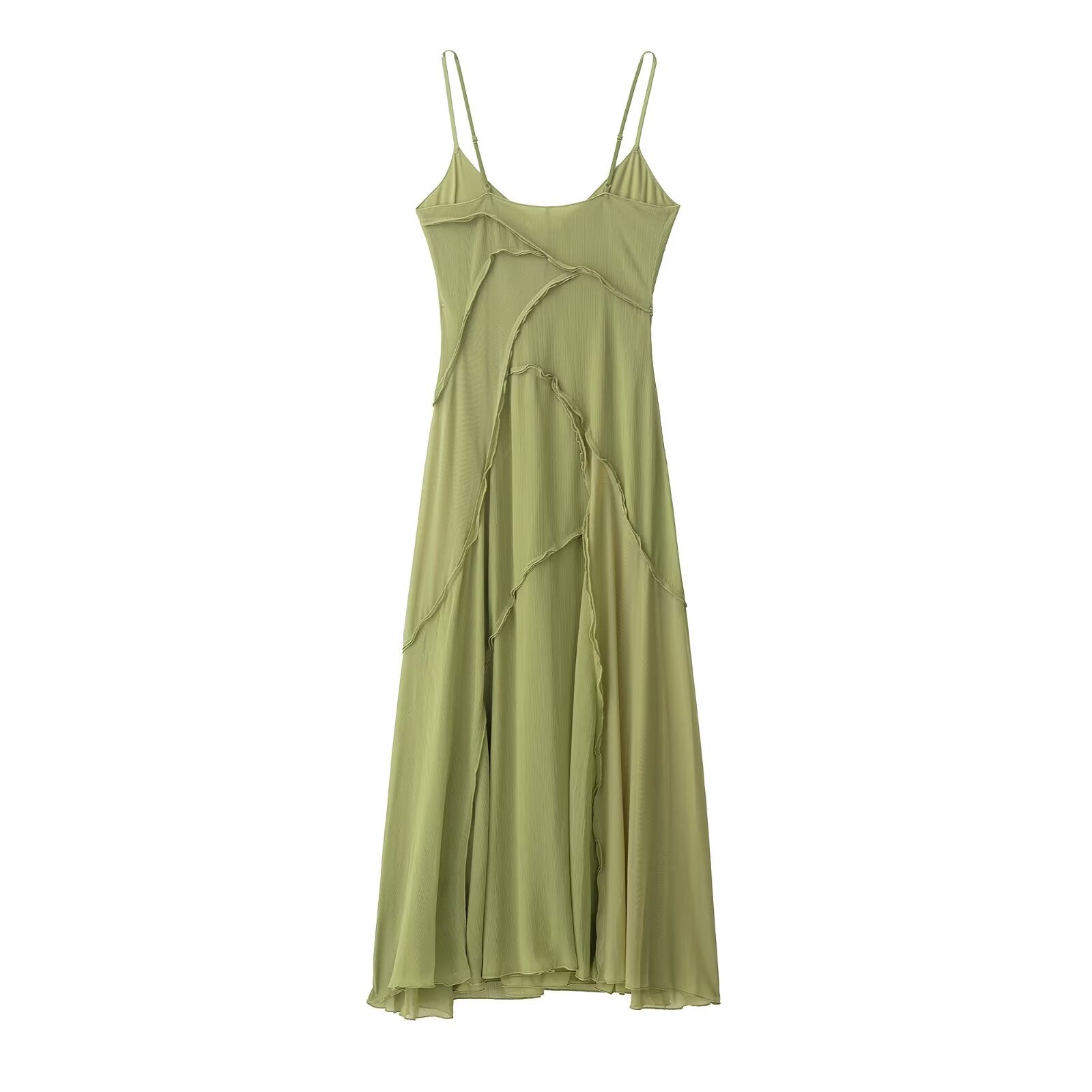 Draped Asymmetric Maxi Dress