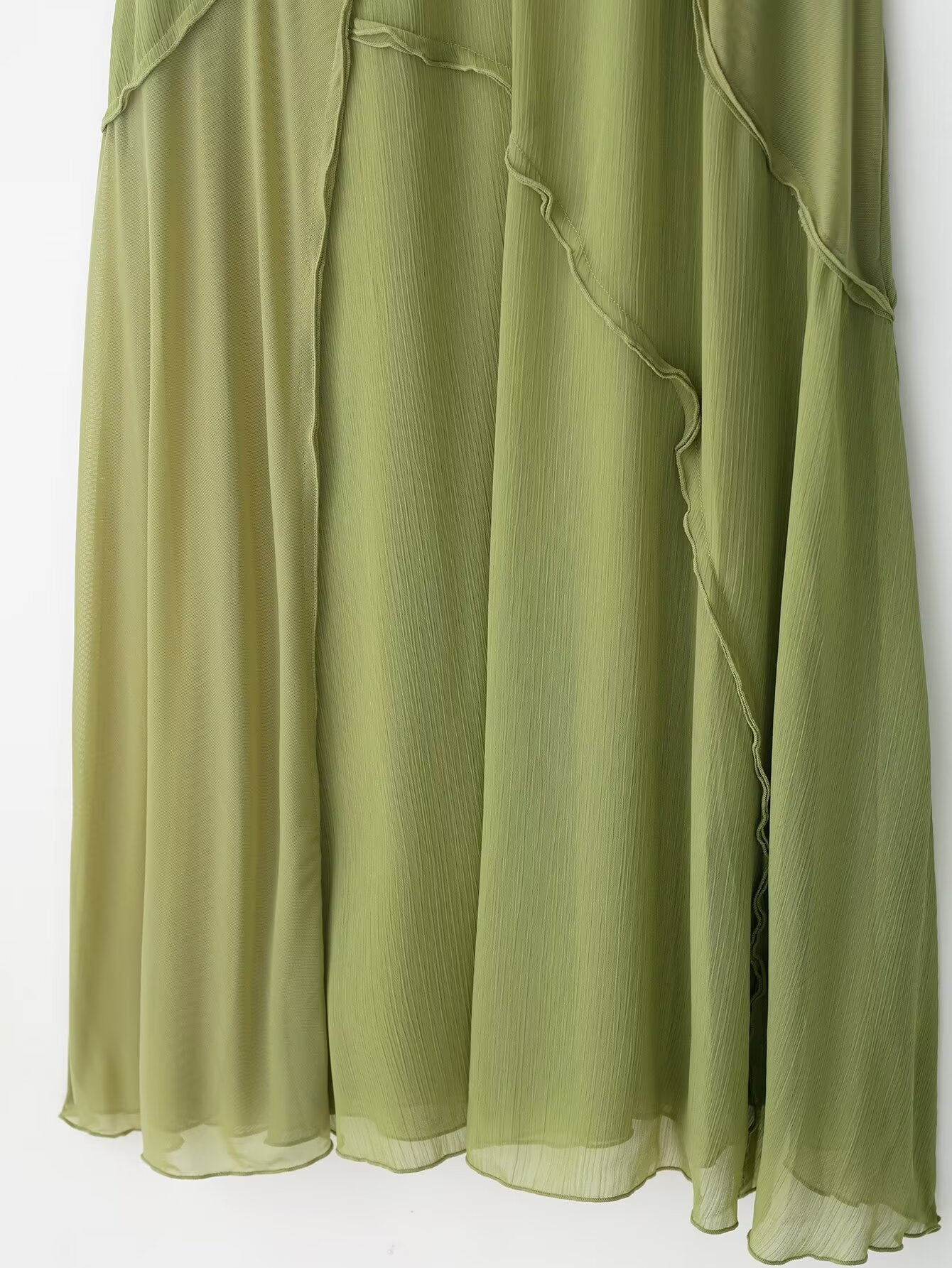 Draped Asymmetric Maxi Dress
