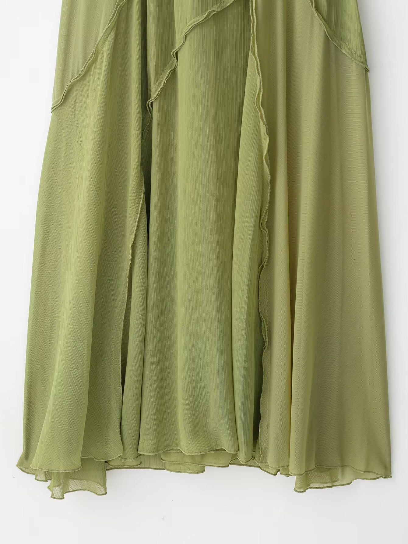 Draped Asymmetric Maxi Dress