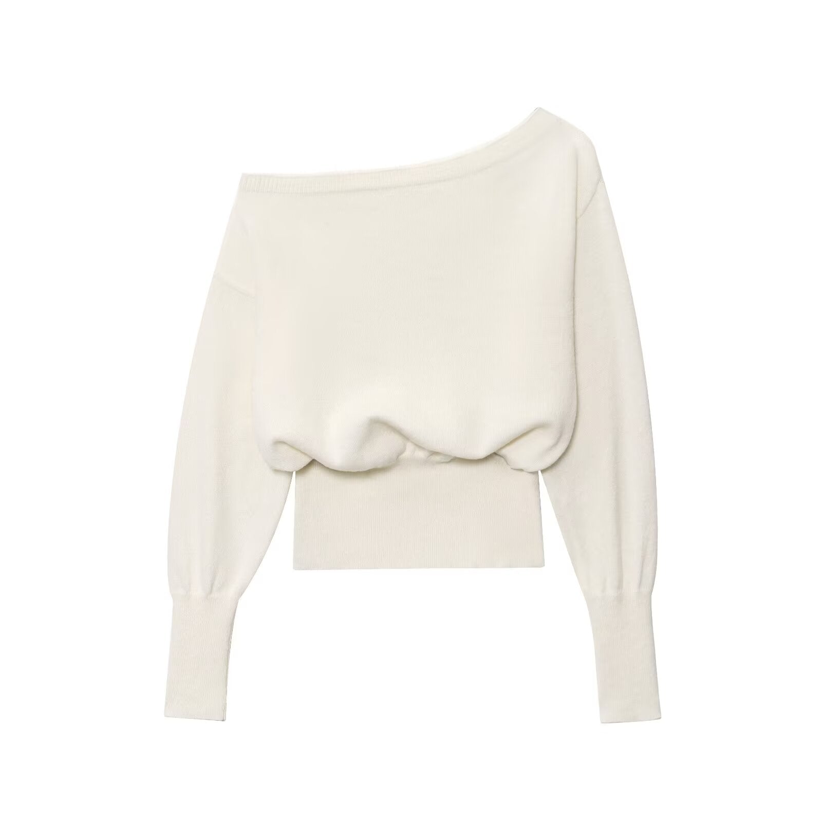 Off Shoulder Knit Sweater