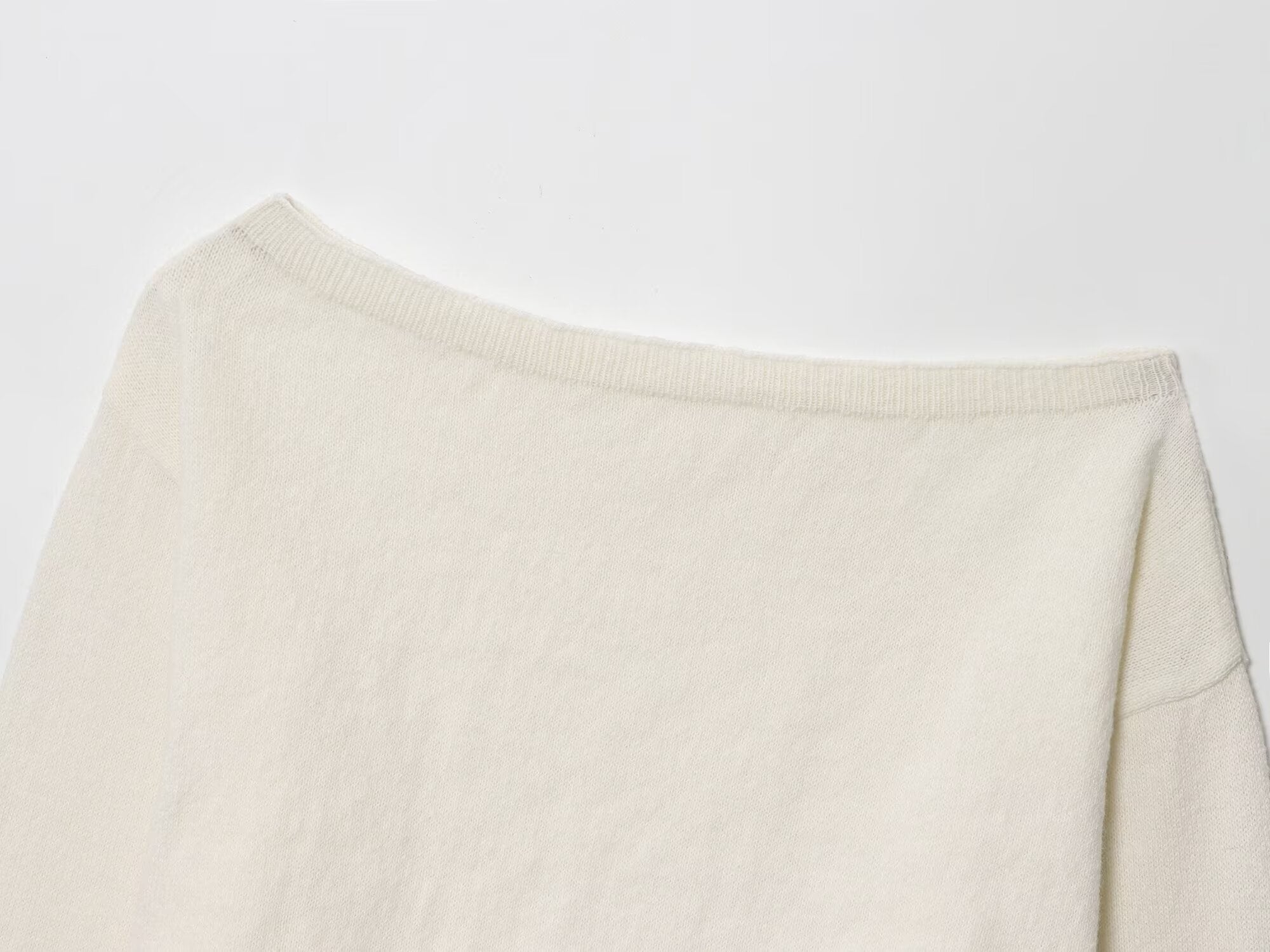 Off Shoulder Knit Sweater