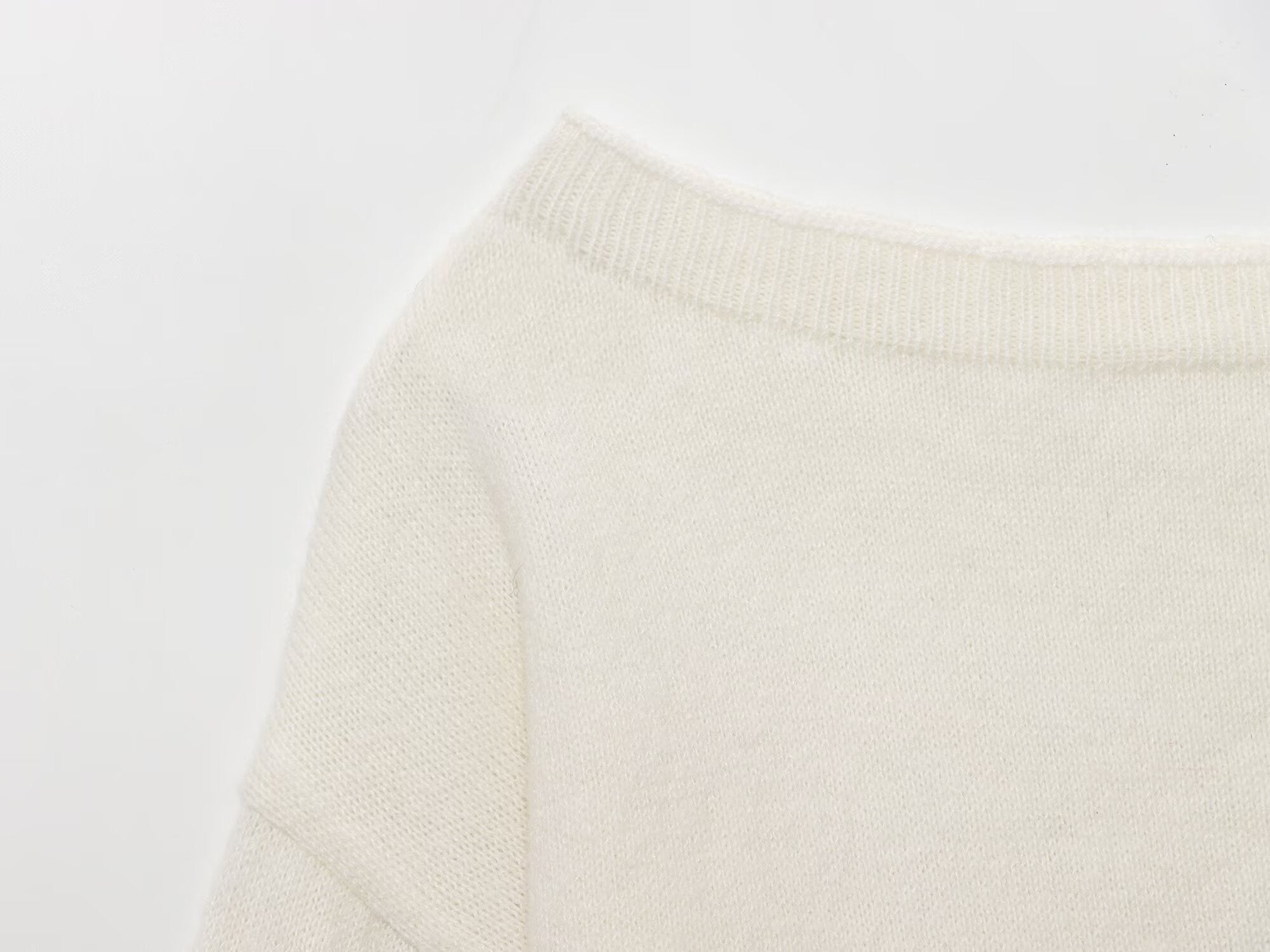 Off Shoulder Knit Sweater