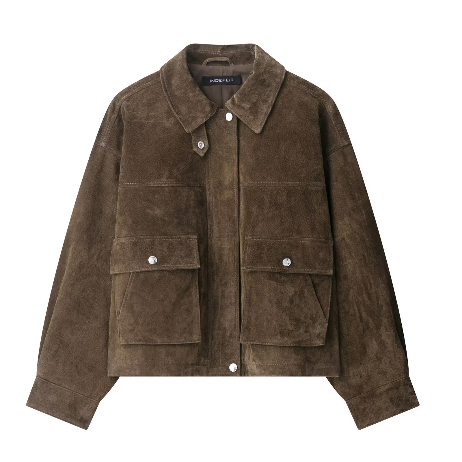 Suede Bomber Jacket