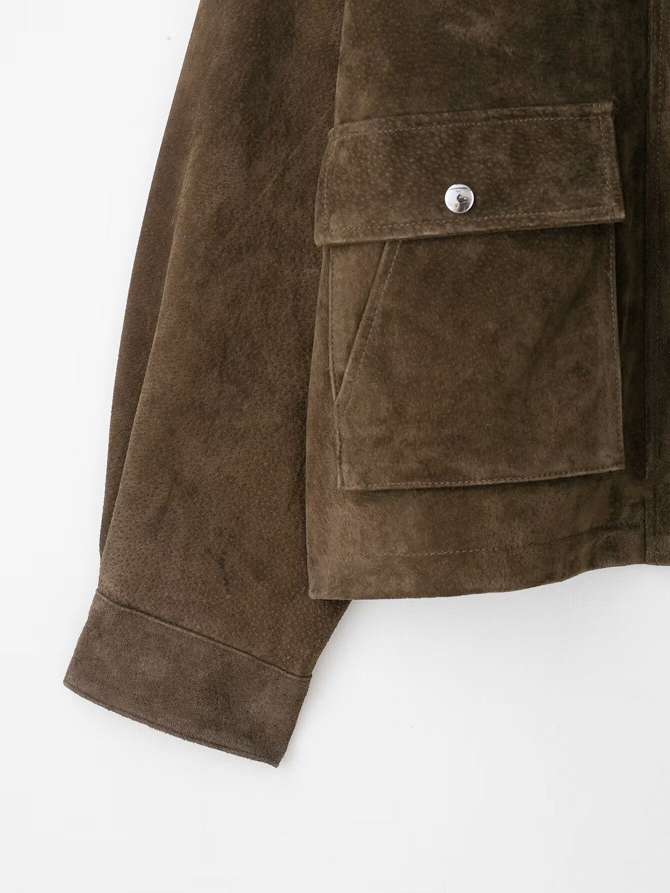 Suede Bomber Jacket