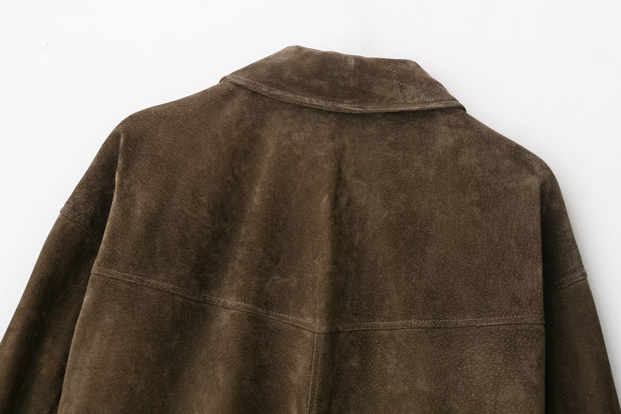 Suede Bomber Jacket