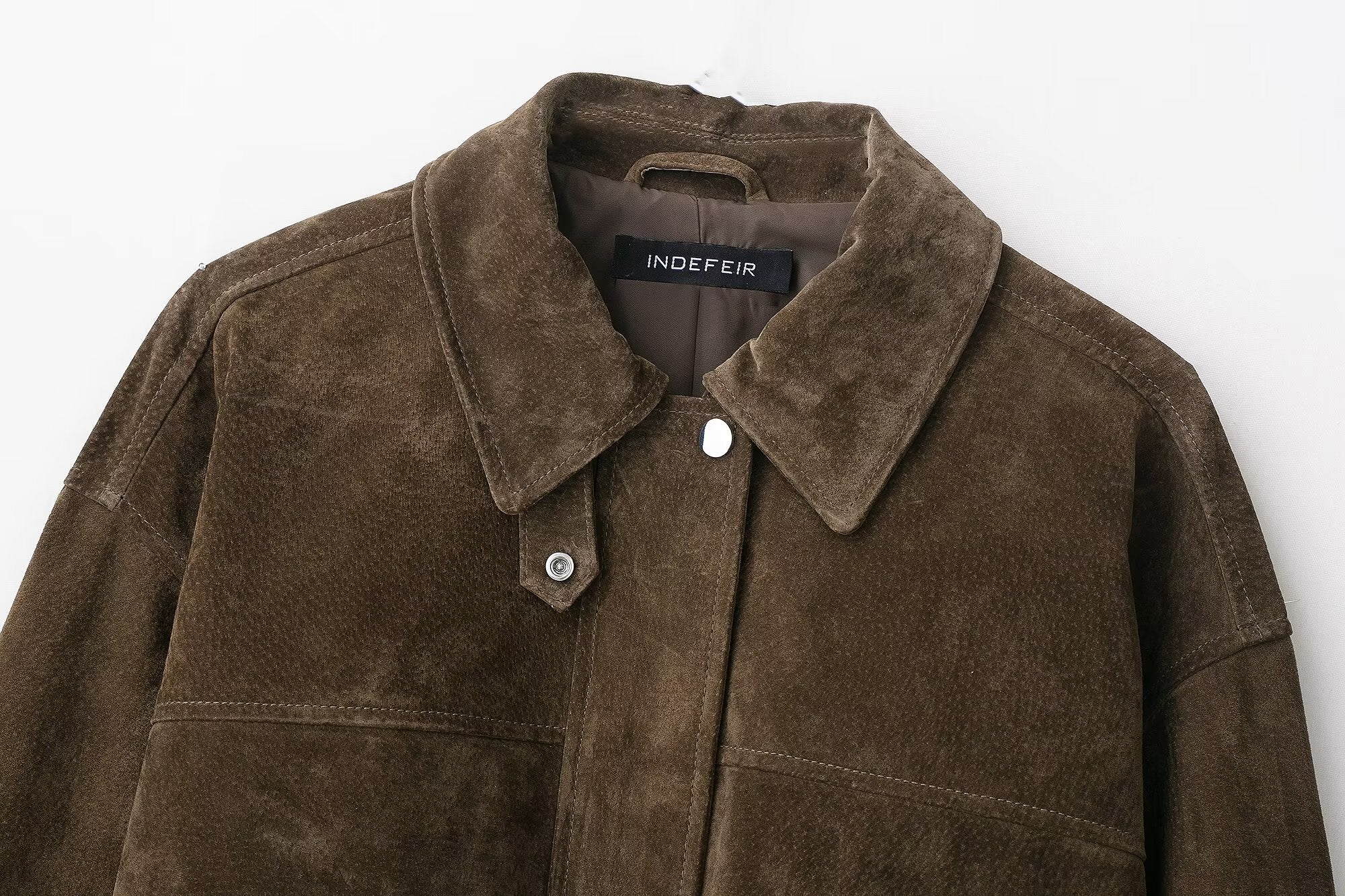 Suede Bomber Jacket