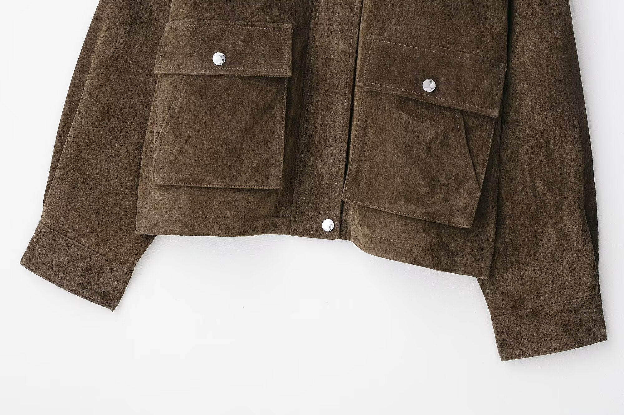 Suede Bomber Jacket