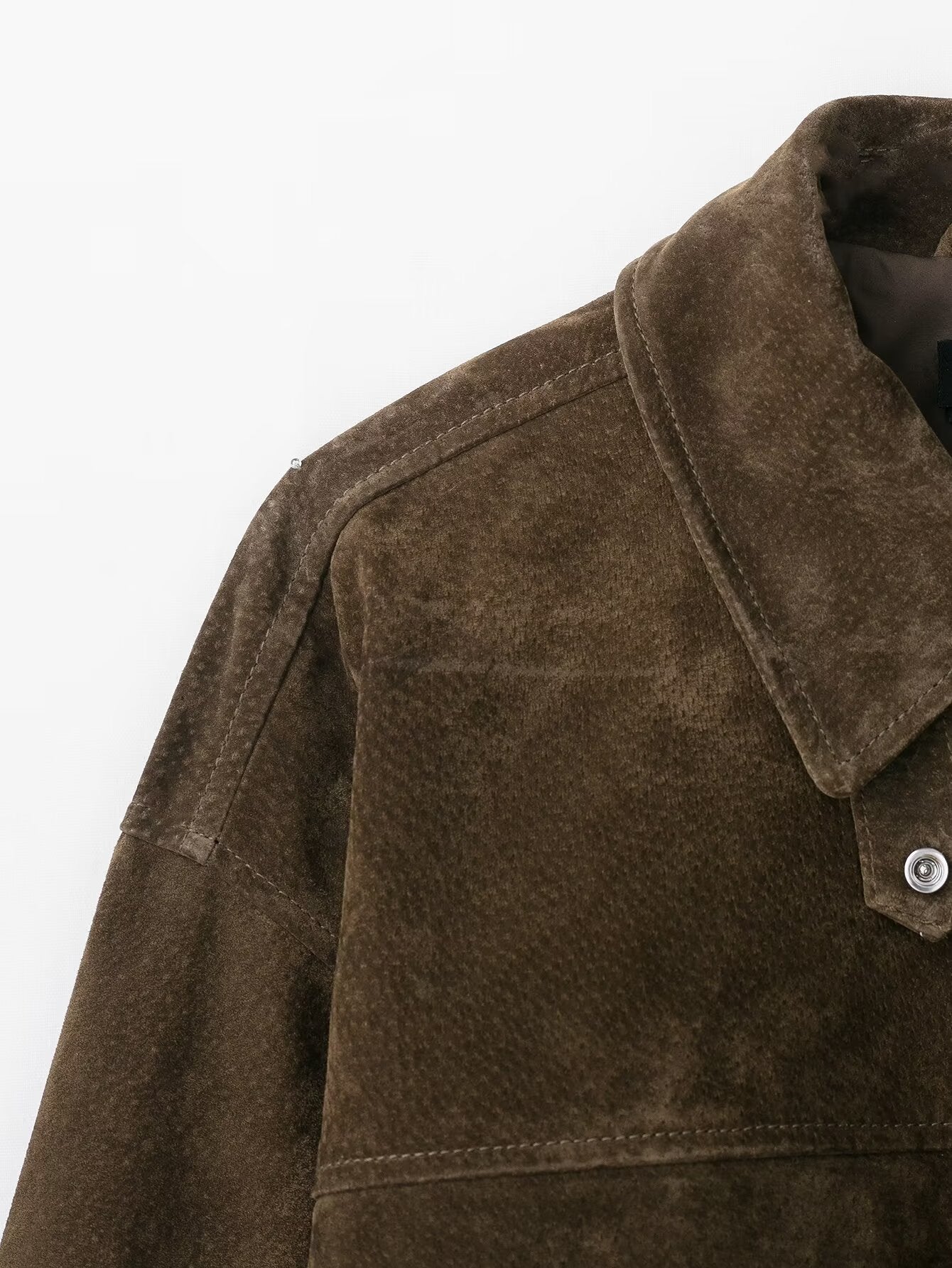 Suede Bomber Jacket