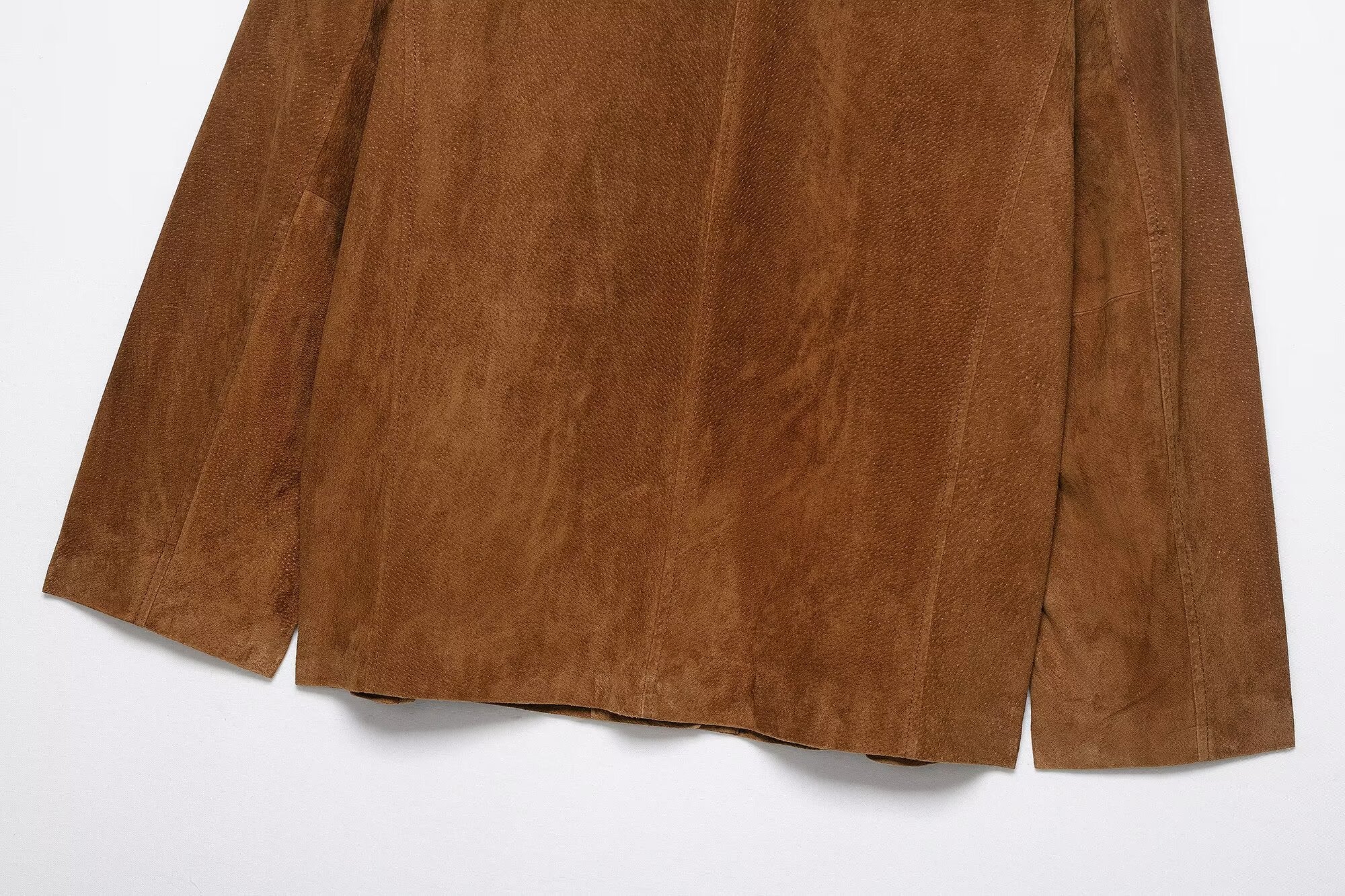 Suede Button Up Jacket