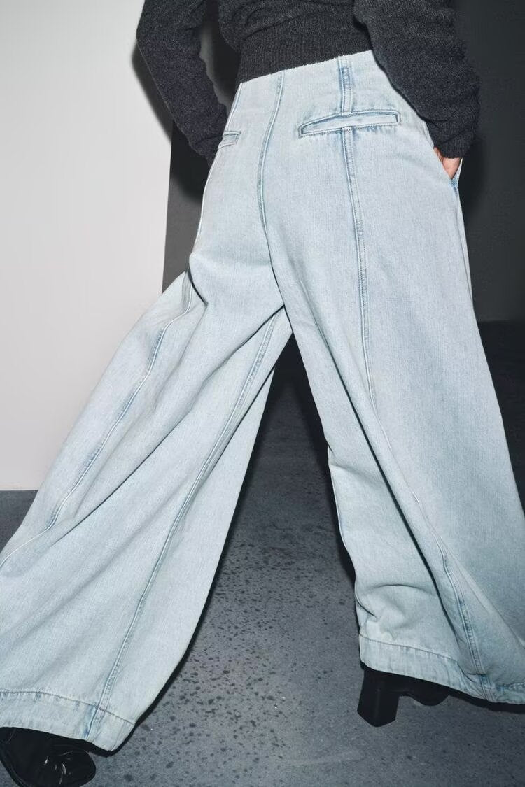 High Waist Balloon Jeans