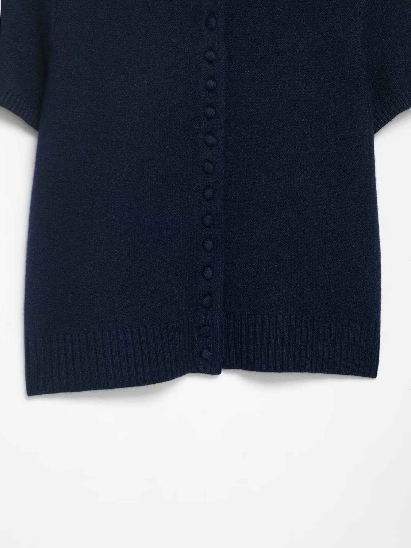 Faux Fur Collar Knit Top