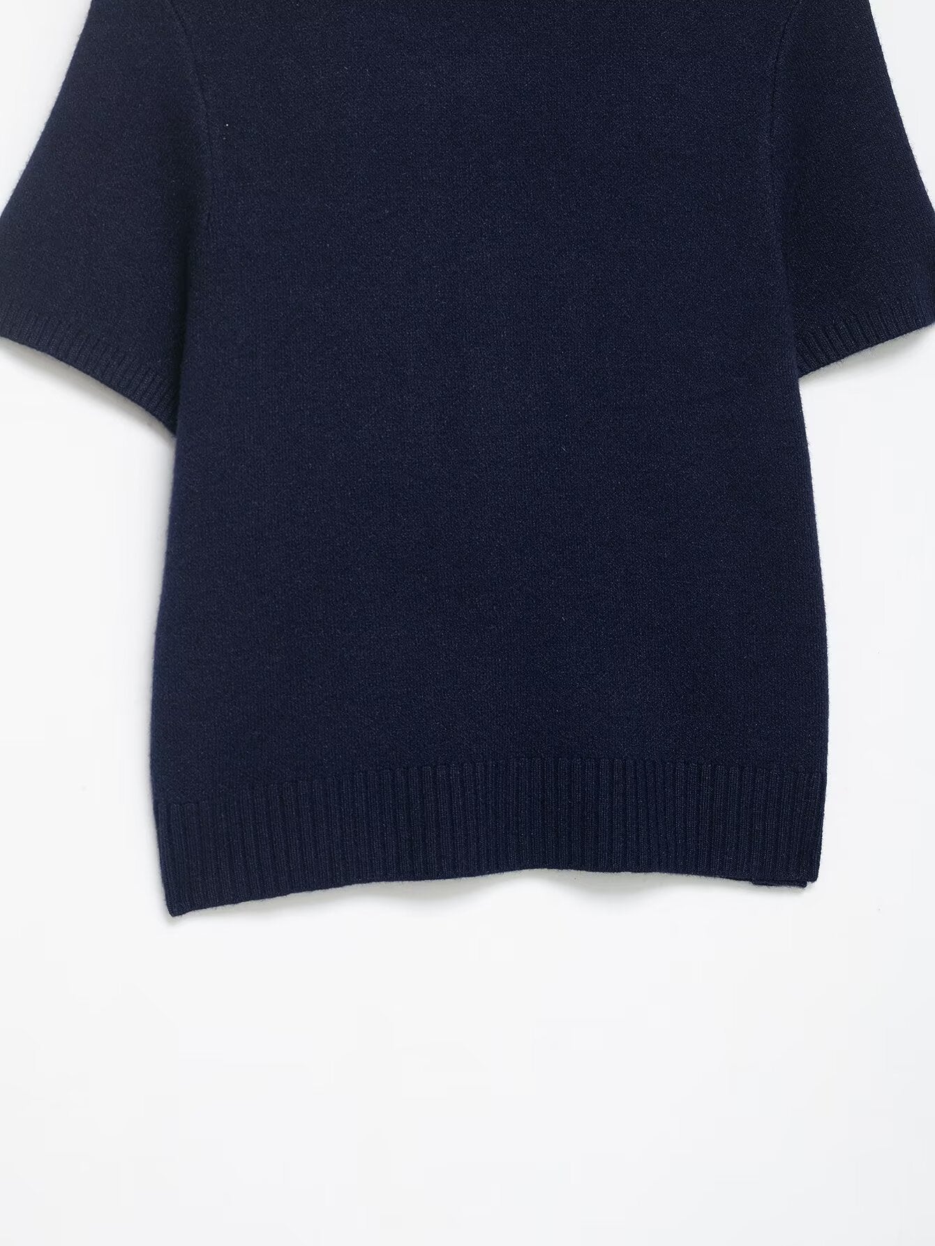 Faux Fur Collar Knit Top