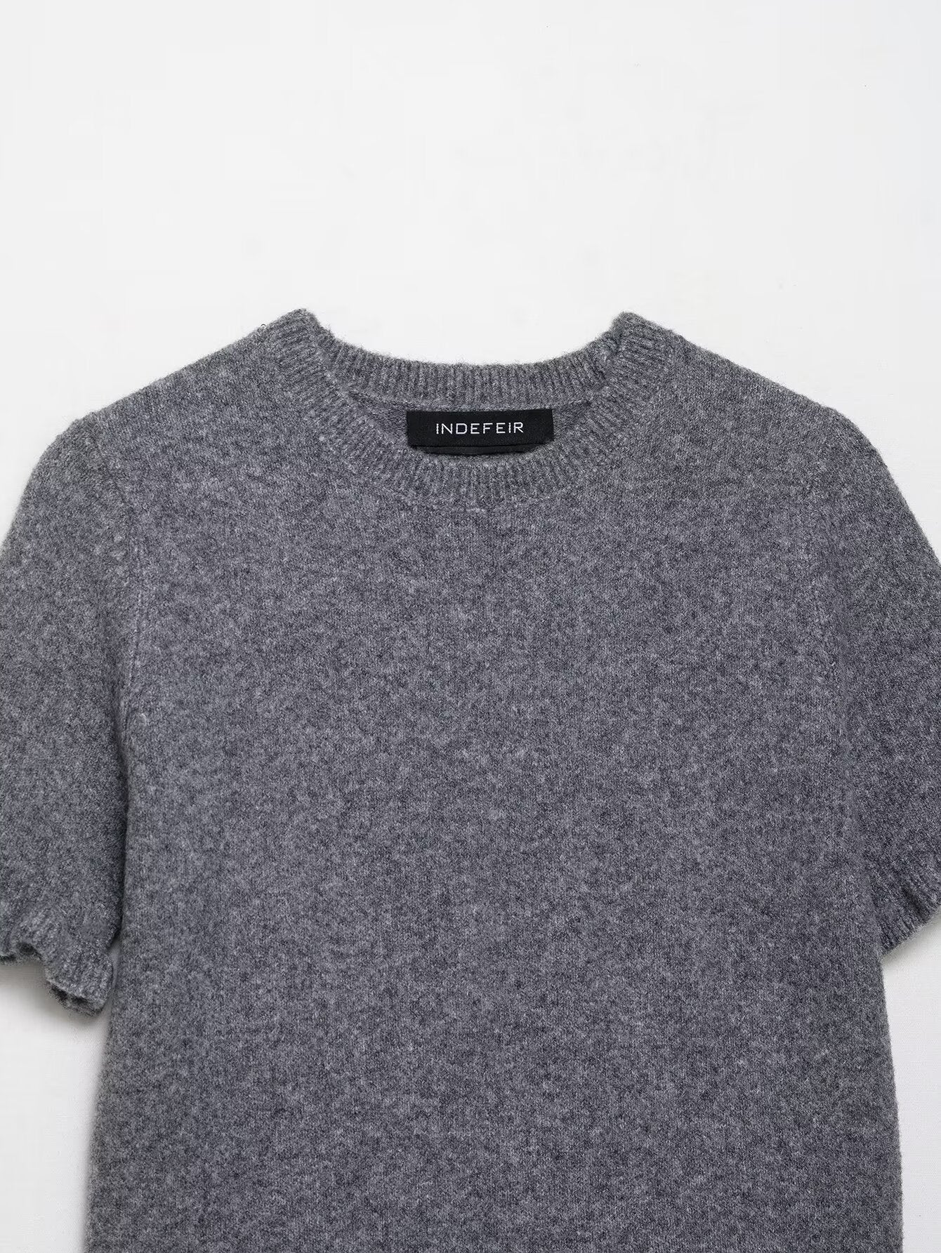 Ruffle Hem Knit Top