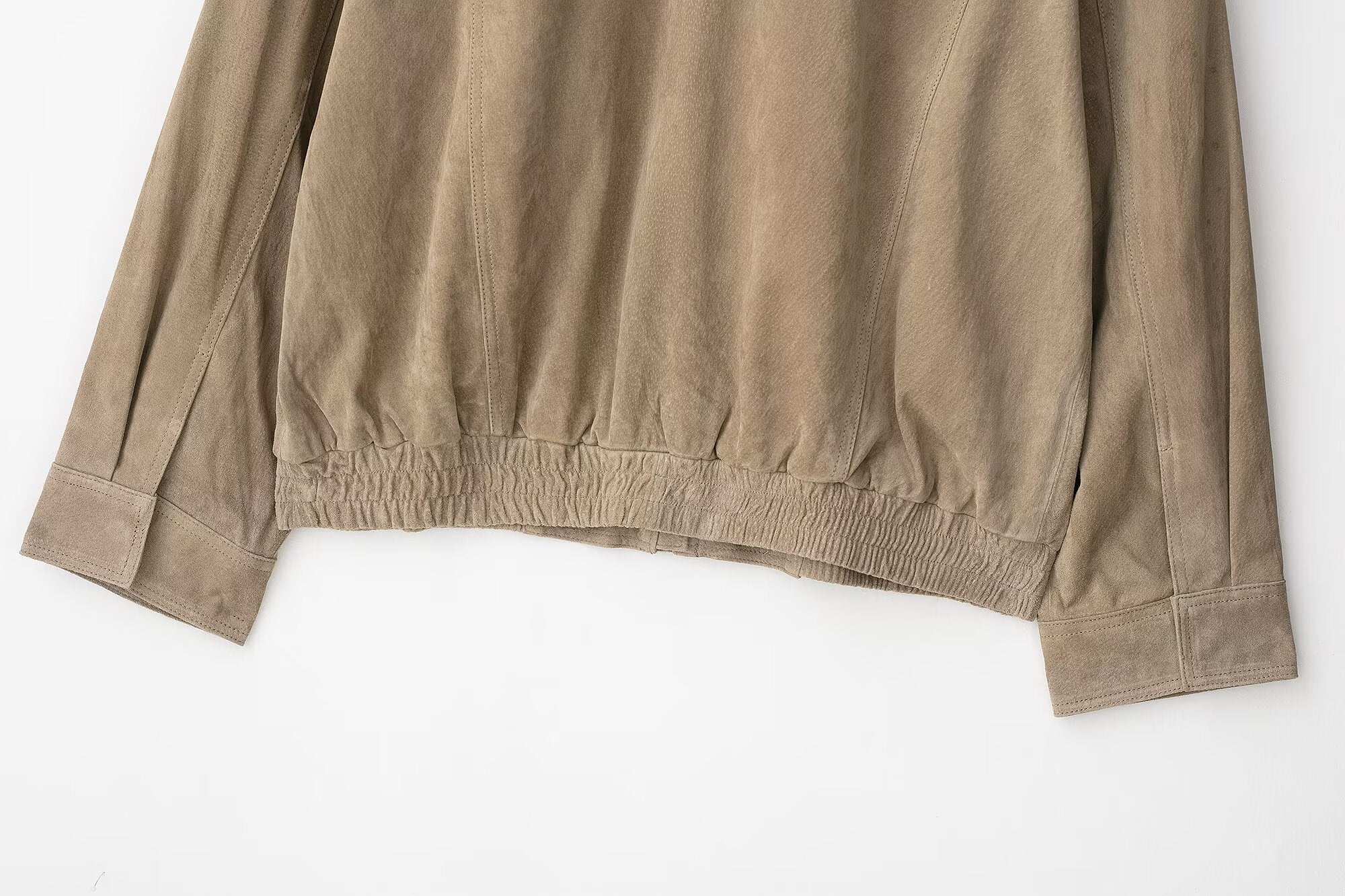 Suede Utility Leather Jacket