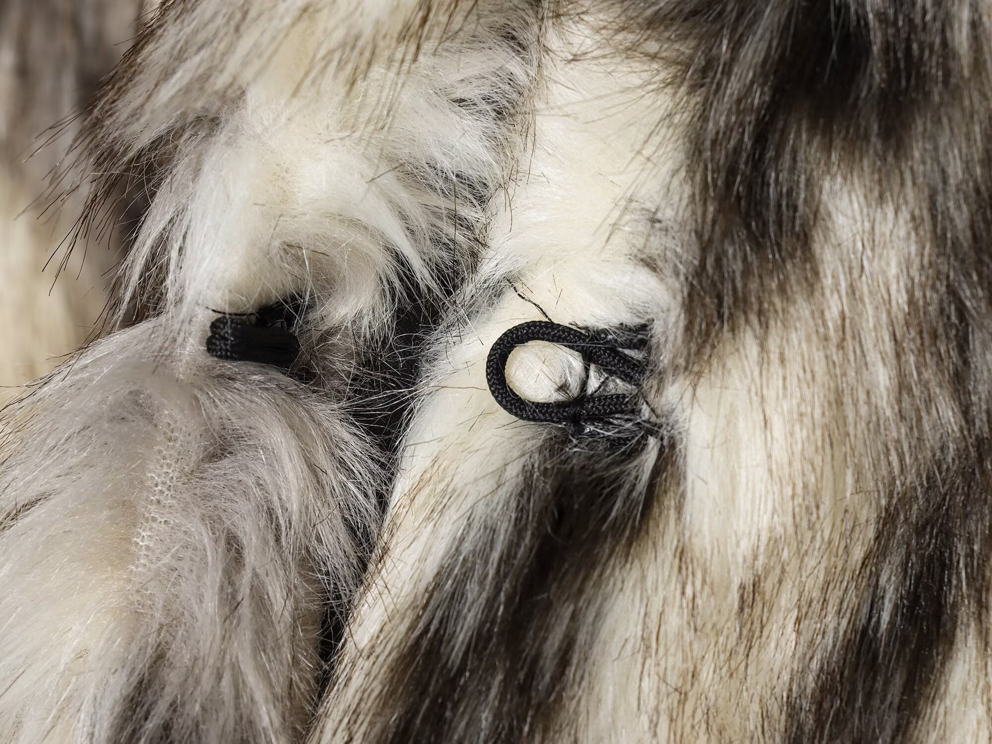 Faux Fur Effect Overcoat Jacket