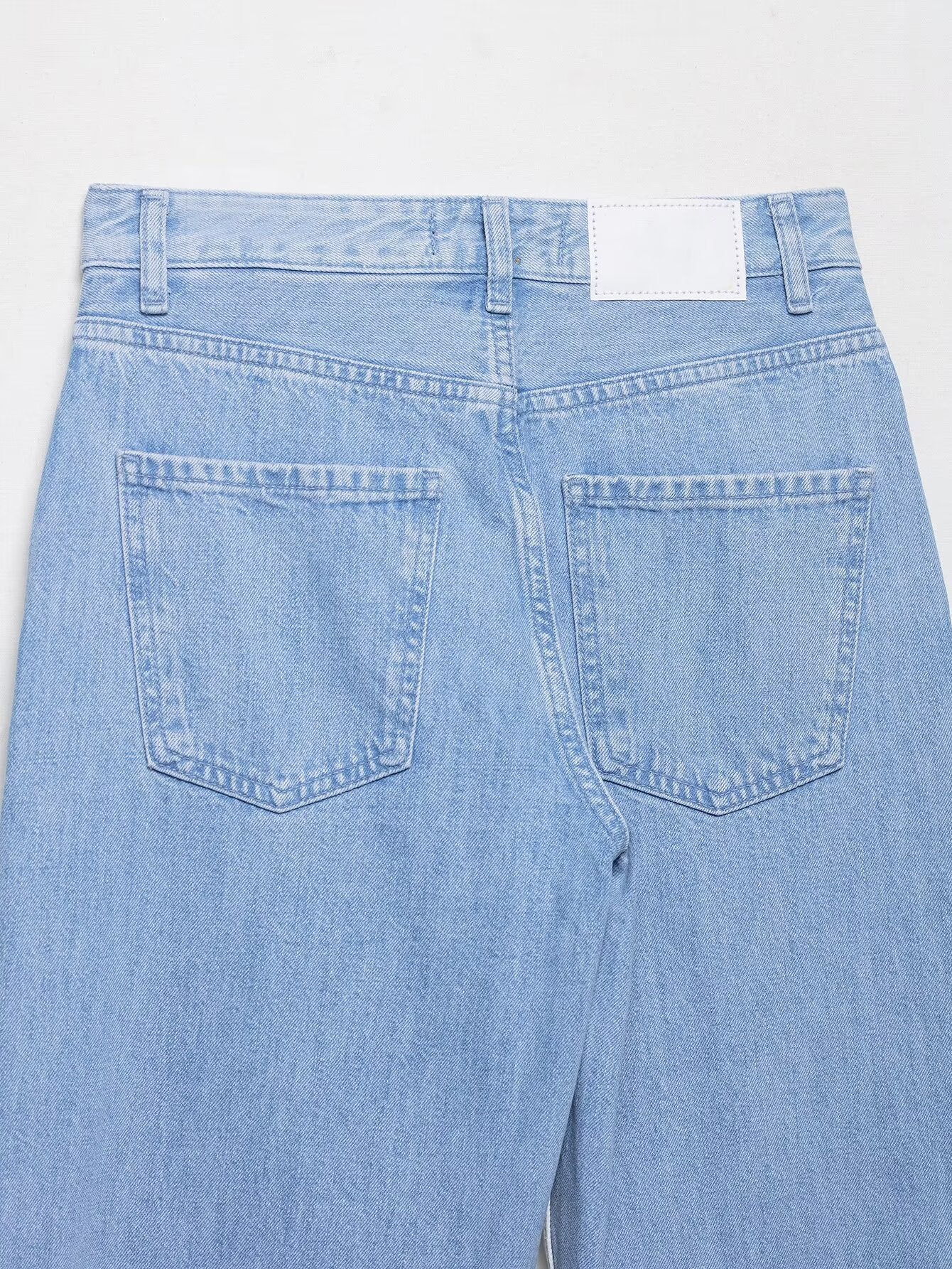 Two Tone Patchwork Denim Set