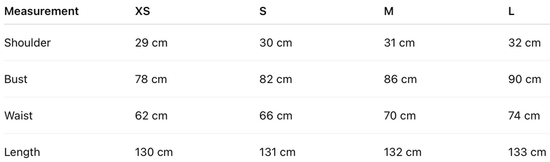 Size guide