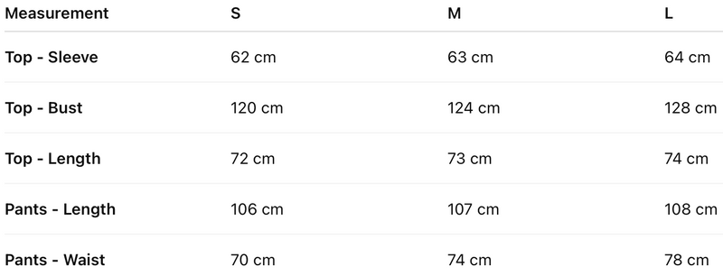 Size guide