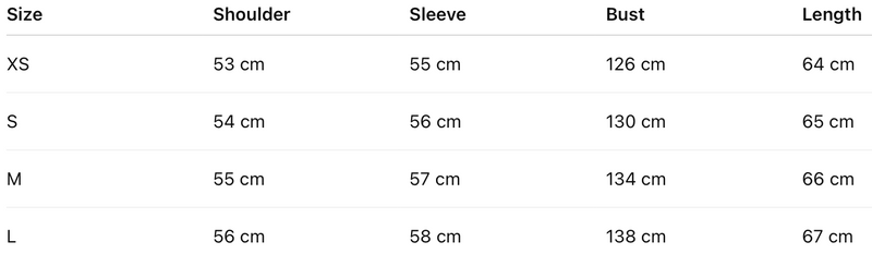 Size guide