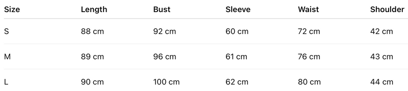 Size guide