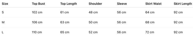 Size guide