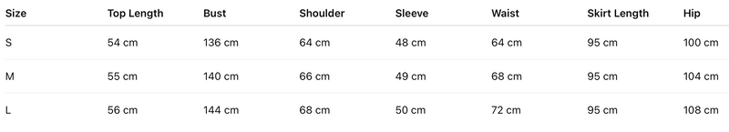 Size guide