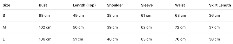 Size guide