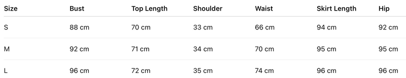 Size guide