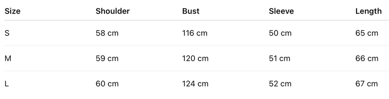Size guide