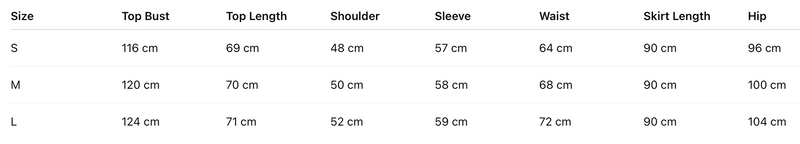 Size guide
