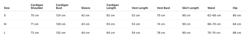 Size guide