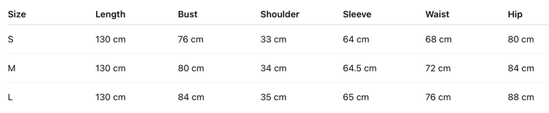 Size guide