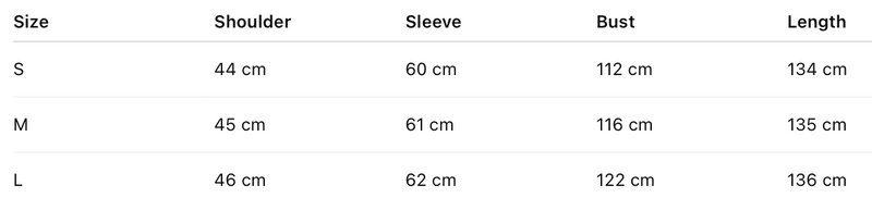 Size guide
