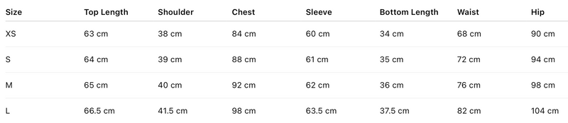 Size guide