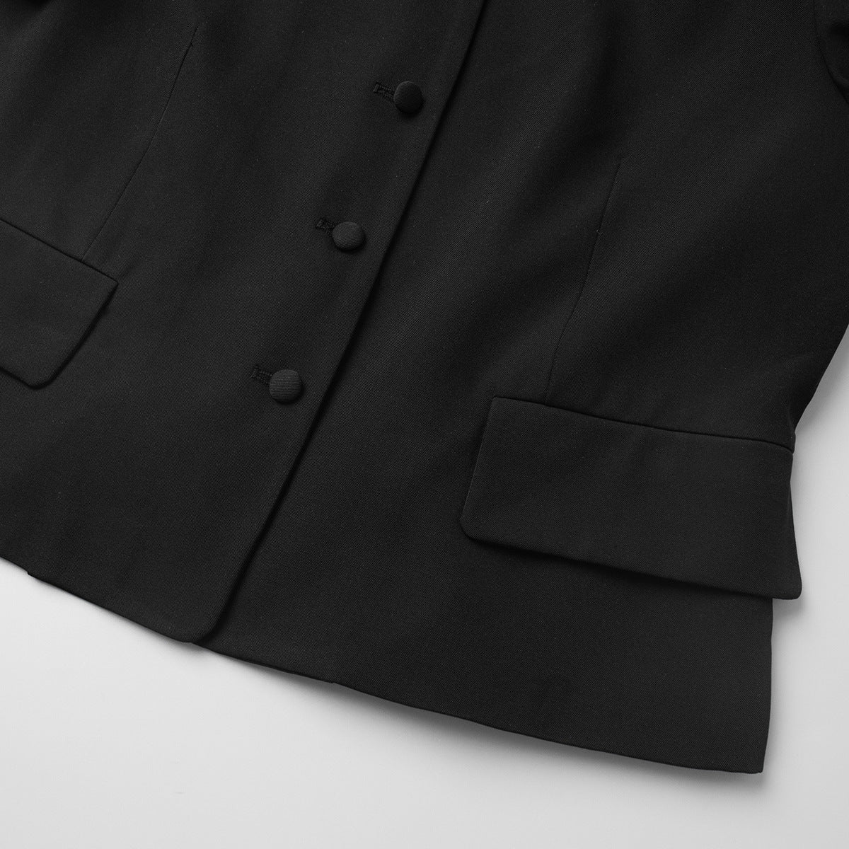 Tailored Cropped Blazer & Pleated Mini Skirt Set
