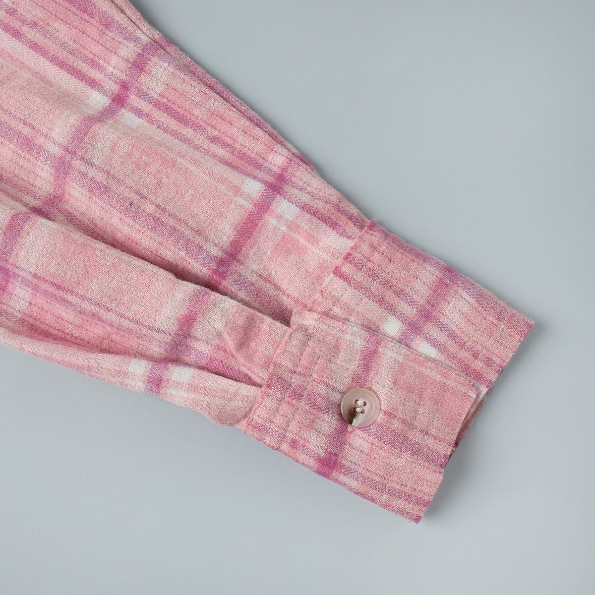 Plaid Oversized Button-Up Shirt