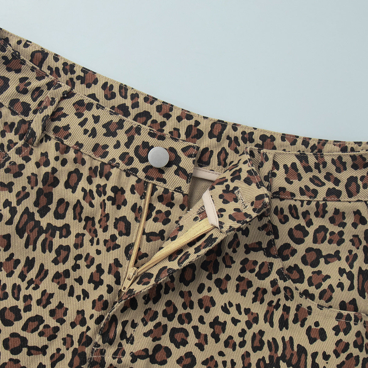 Leopard Bermuda Shorts
