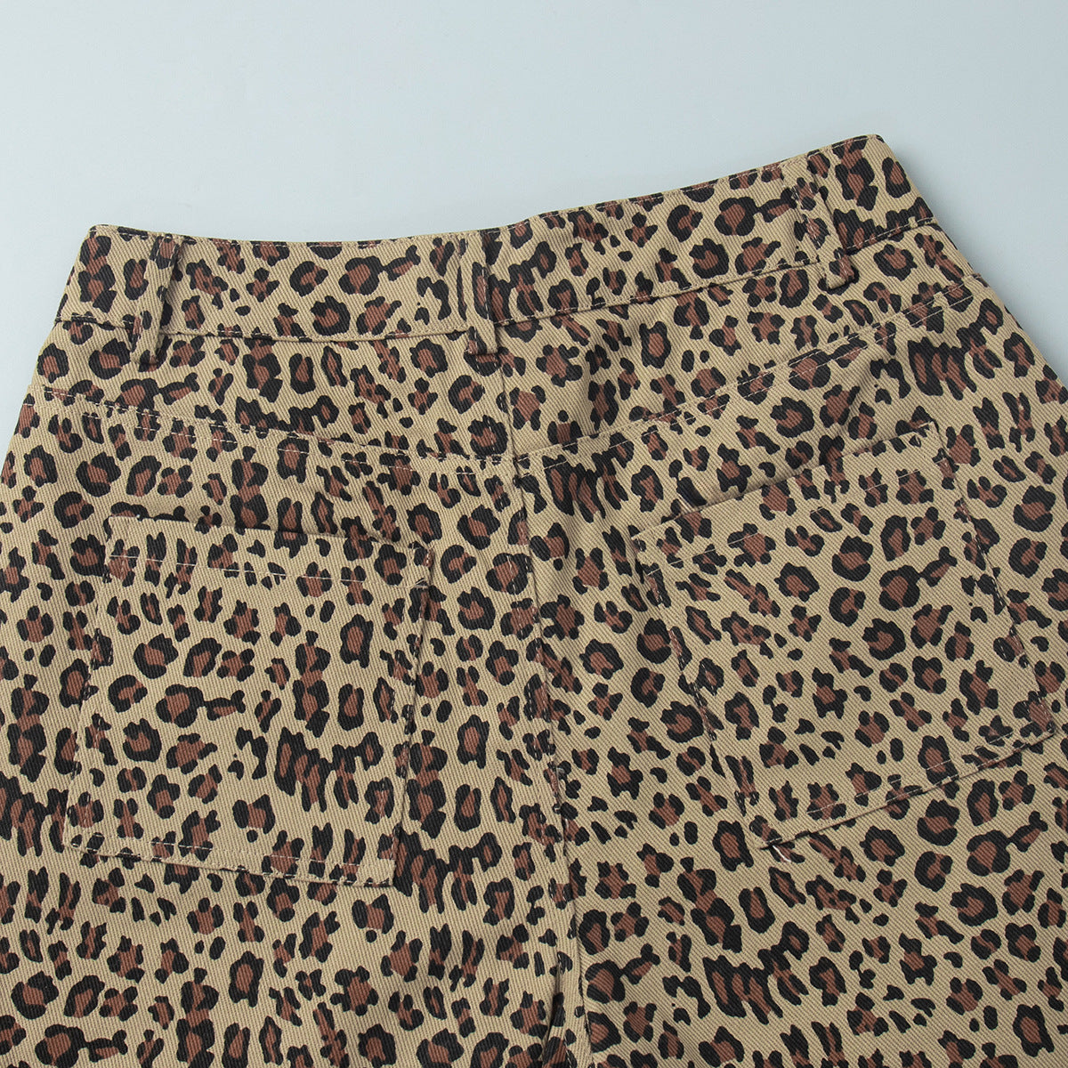 Leopard Bermuda Shorts