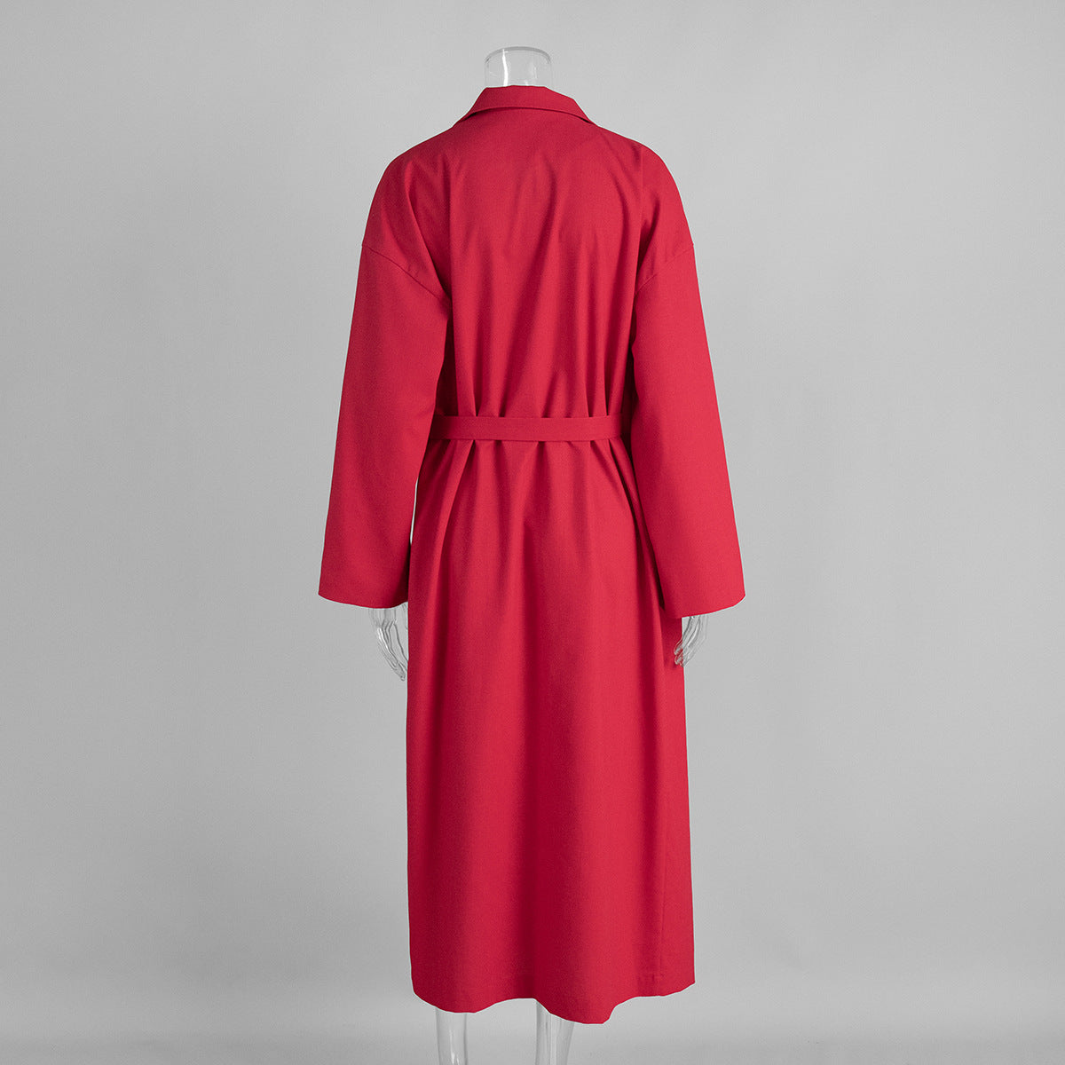 Tie-Waist Cotton Linen Maxi Dress