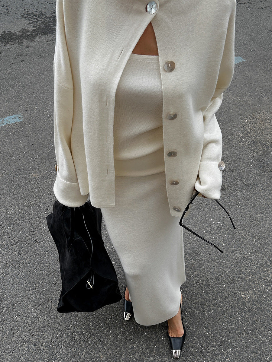 Knit Three Piece Set